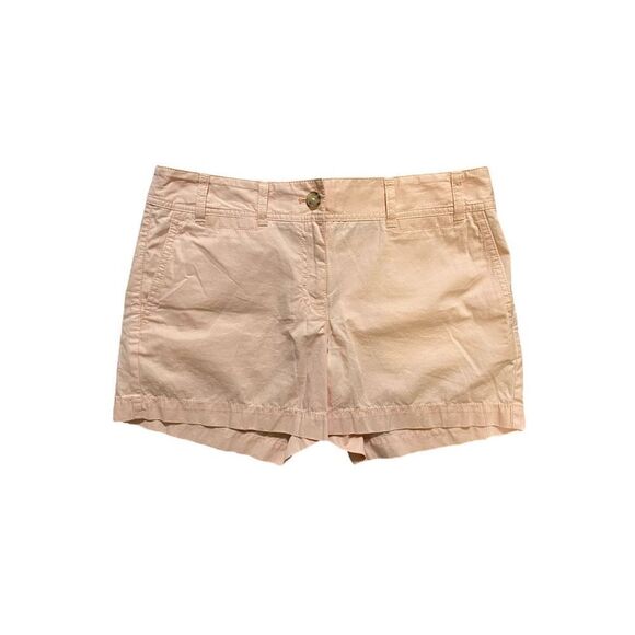 Ann Taylor Loft Baby Pink 100% Cotton High Waisted Shorts NWT | Size 8 - Picture 1 of 5